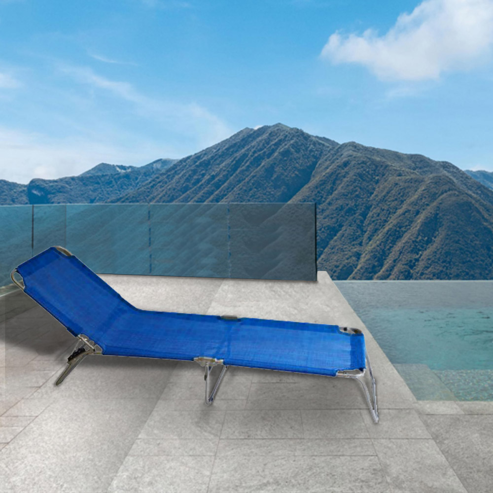 Aluminum Beach Chair SL232 Blue