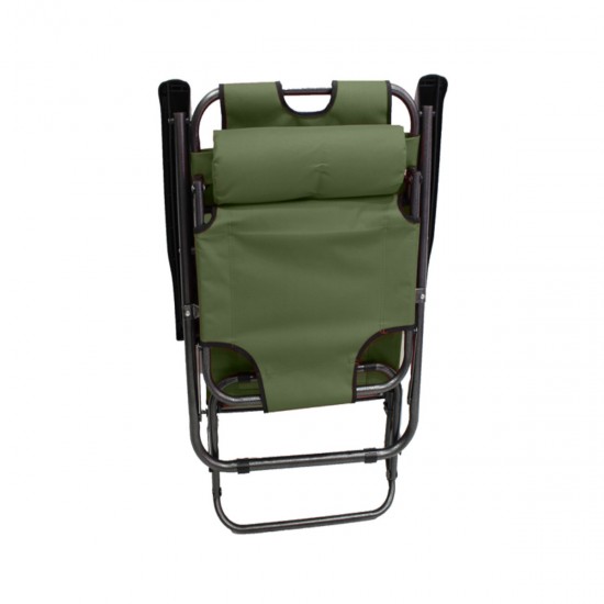 ΞΑΠΛΩΣΤΡΑ ΠΑΡΑΛΙΑΣ ΜΕΤΑΛΛΙΚΗ SL233 ΠΡΑΣΙΝΗ 60(Π)Χ154(Μ)Χ26(Υ)