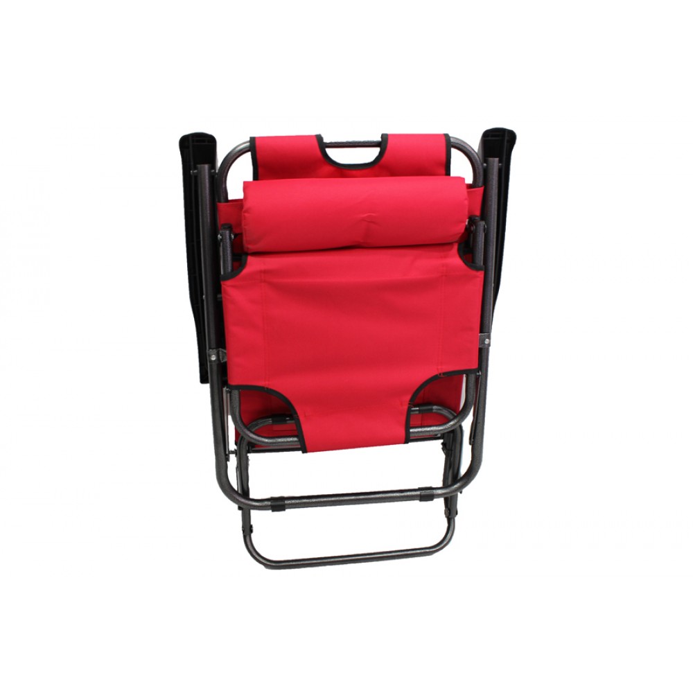 ΞΑΠΛΩΣΤΡΑ ΠΑΡΑΛΙΑΣ ΜΕΤΑΛΛΙΚΗ SL233 ΚΟΚΚΙΝΗ 60(Π)Χ154(Μ)Χ26(Υ)