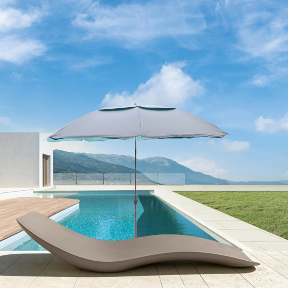 ΟΜΠΡΕΛΑ ΠΑΡΑΛΙΑΣ ΑΛΟΥΜΙΝΙΟΥ TROPICAL 1