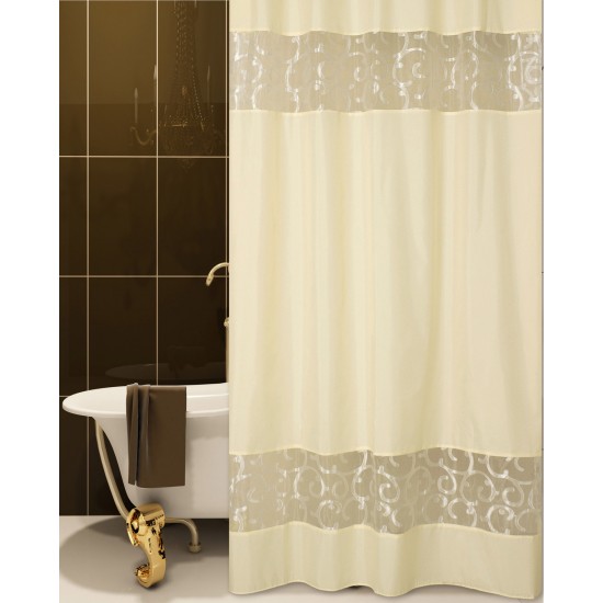 Shower Curtain SC007 180(L)x200(H) Beige