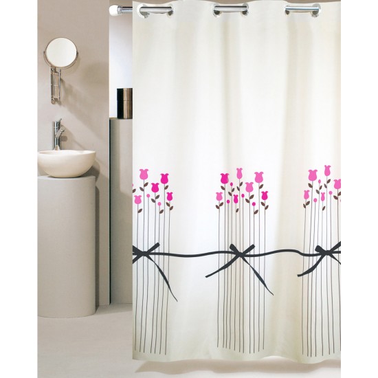Hookless Shower Curtain Bouquet 240(L)x180(H)