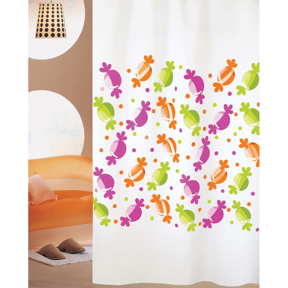 Shower Curtain Candies 240(L)x180(H) Shower Curtain Candies 240(L)x180(H)