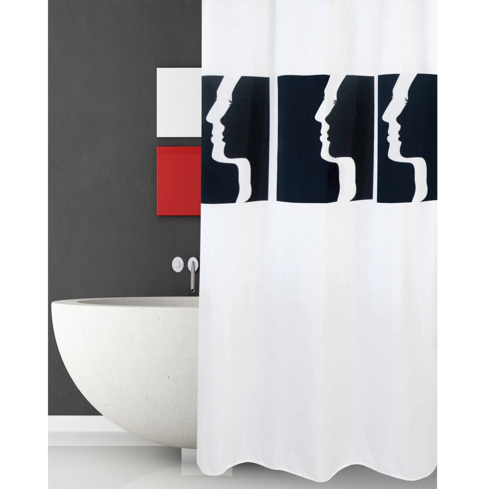 Shower Curtain Faces 180(Μ)x180(Υ)