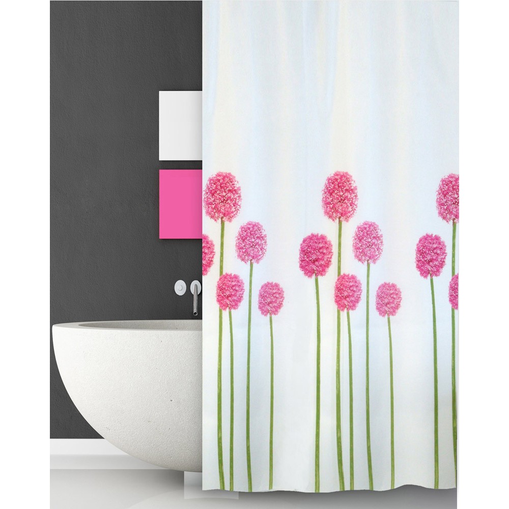 Shower Curtain Lavender 180(L)X180(H) Pink