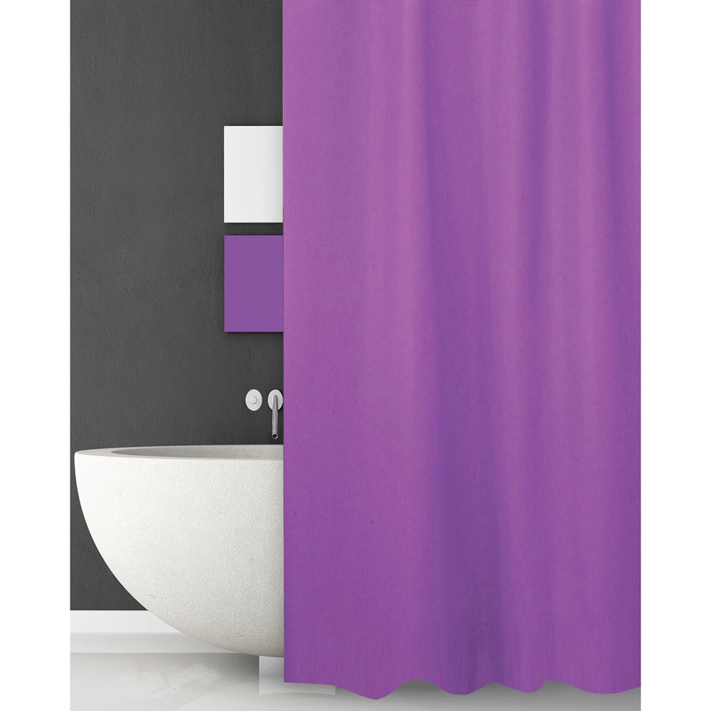 ΚΟΥΡΤΙΝΑ ΜΠΑΝΙΟΥ SOLID 180(Μ)X180(Υ) ΜΩΒ-1030 PURP ΚΟΥΡΤΙΝΑ ΜΠΑΝΙΟΥ SOLID 180(Μ)X180(Υ) ΜΩΒ-1030 PURP