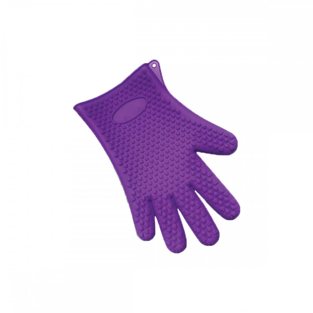 Silicone Kitchen Gloves Purple