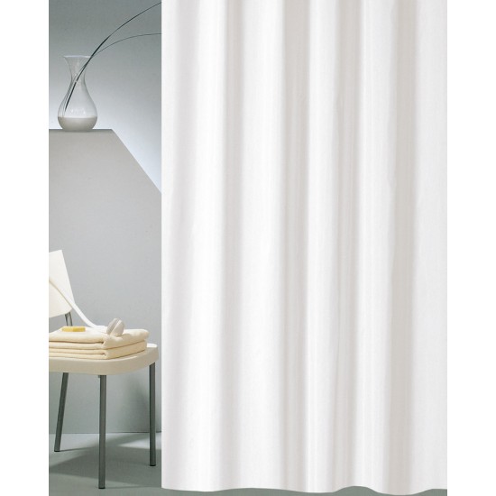 Shower curtain Liner White 240(l)x180(h) (Plastic)