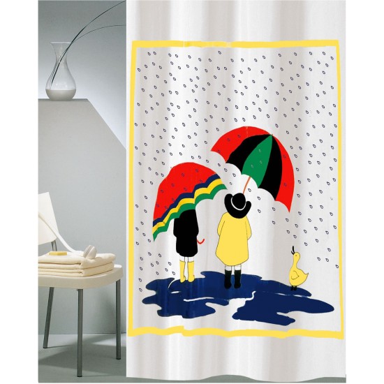 Shower Curtain SS-511 180(L)X200(H) (Plastic)