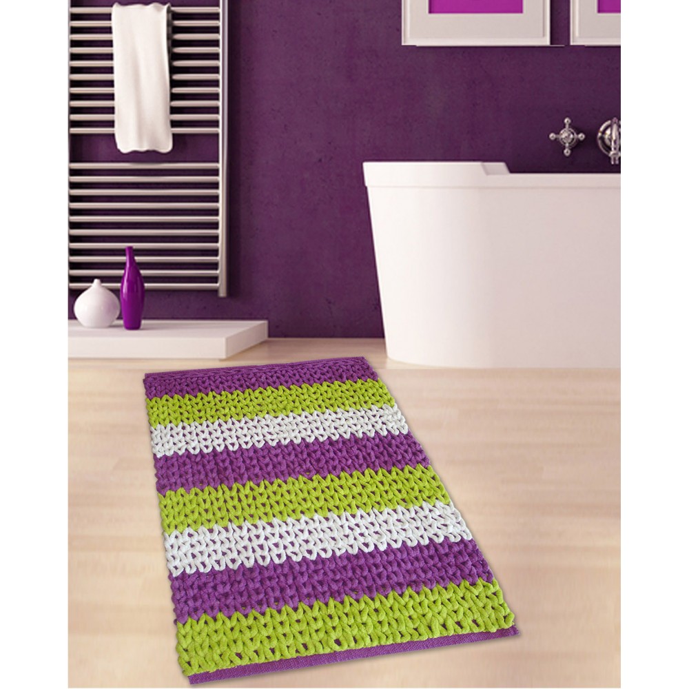 ΠΑΤΑΚΙ ΜΠΑΝΙΟΥ #2335 CΟΤΤΟΝ CΗΕΝΙLLΕ ΛΑΧΑΝΙ ΜΩΒ ΛΕΥΚΟ 70X120