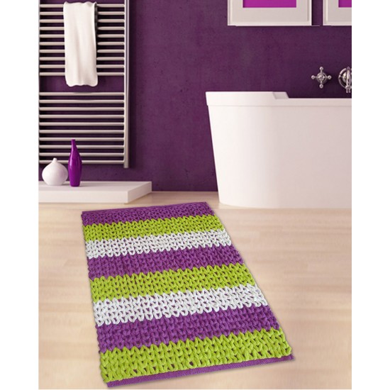 ΠΑΤΑΚΙ ΜΠΑΝΙΟΥ #2335 CΟΤΤΟΝ CΗΕΝΙLLΕ ΛΑΧΑΝΙ ΜΩΒ ΛΕΥΚΟ 70X120